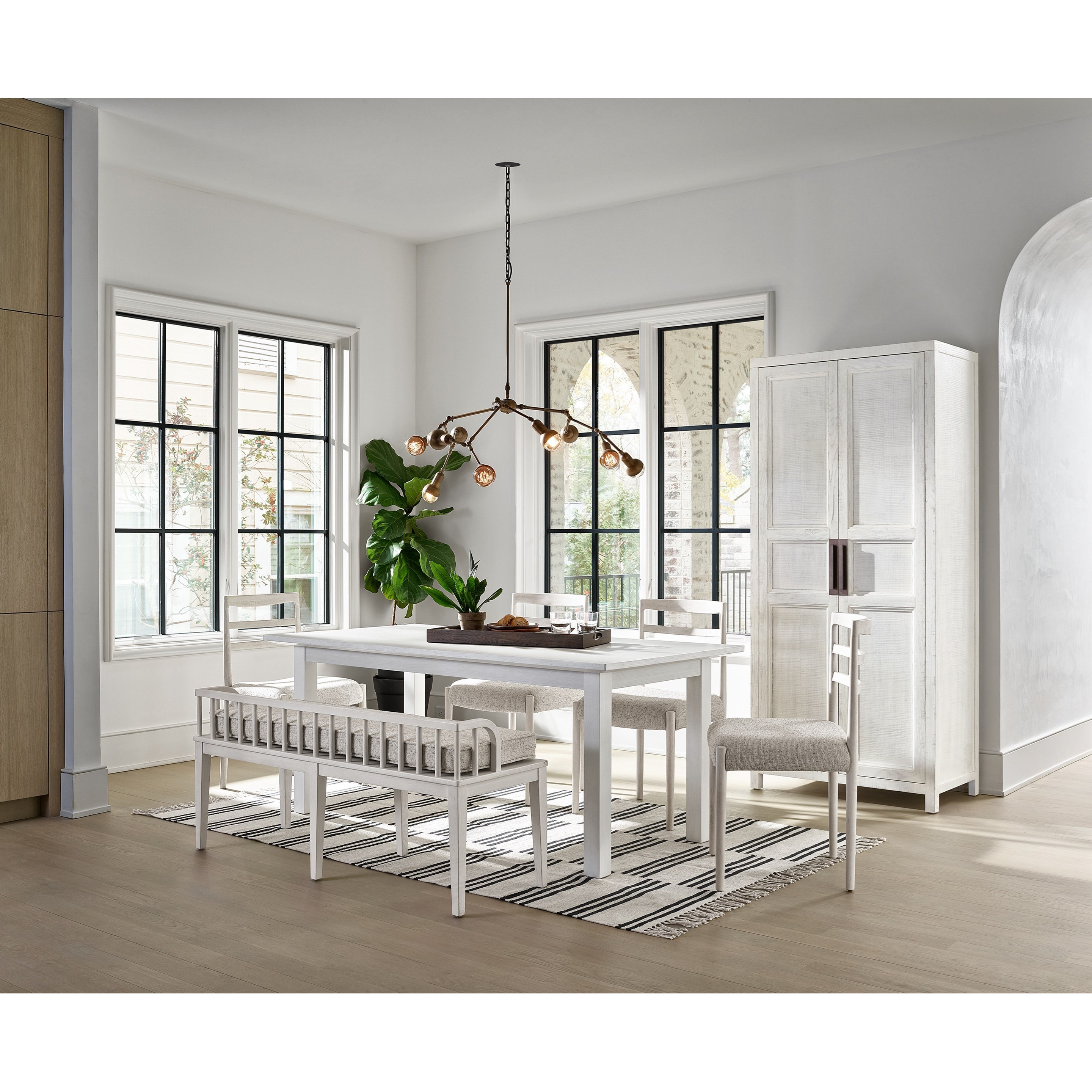Plain white on sale dining table